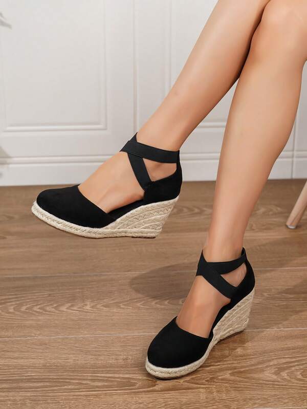 Ballerine comoda da donna con punta tonda e suola platform