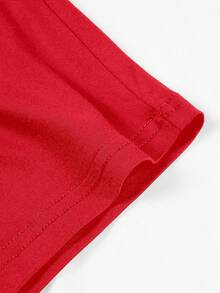 New Summer Fashion Milan Letter Print Women Casual Simple Round Neck T-Shirt And Shorts 2pcs Outfit - Multicolor - View 6