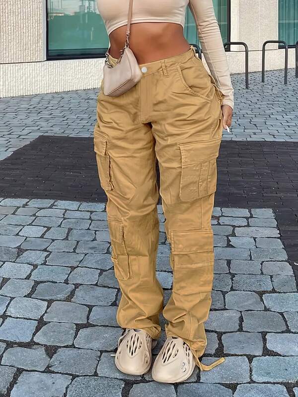 Cargo Multi Pockets Women's  Pants