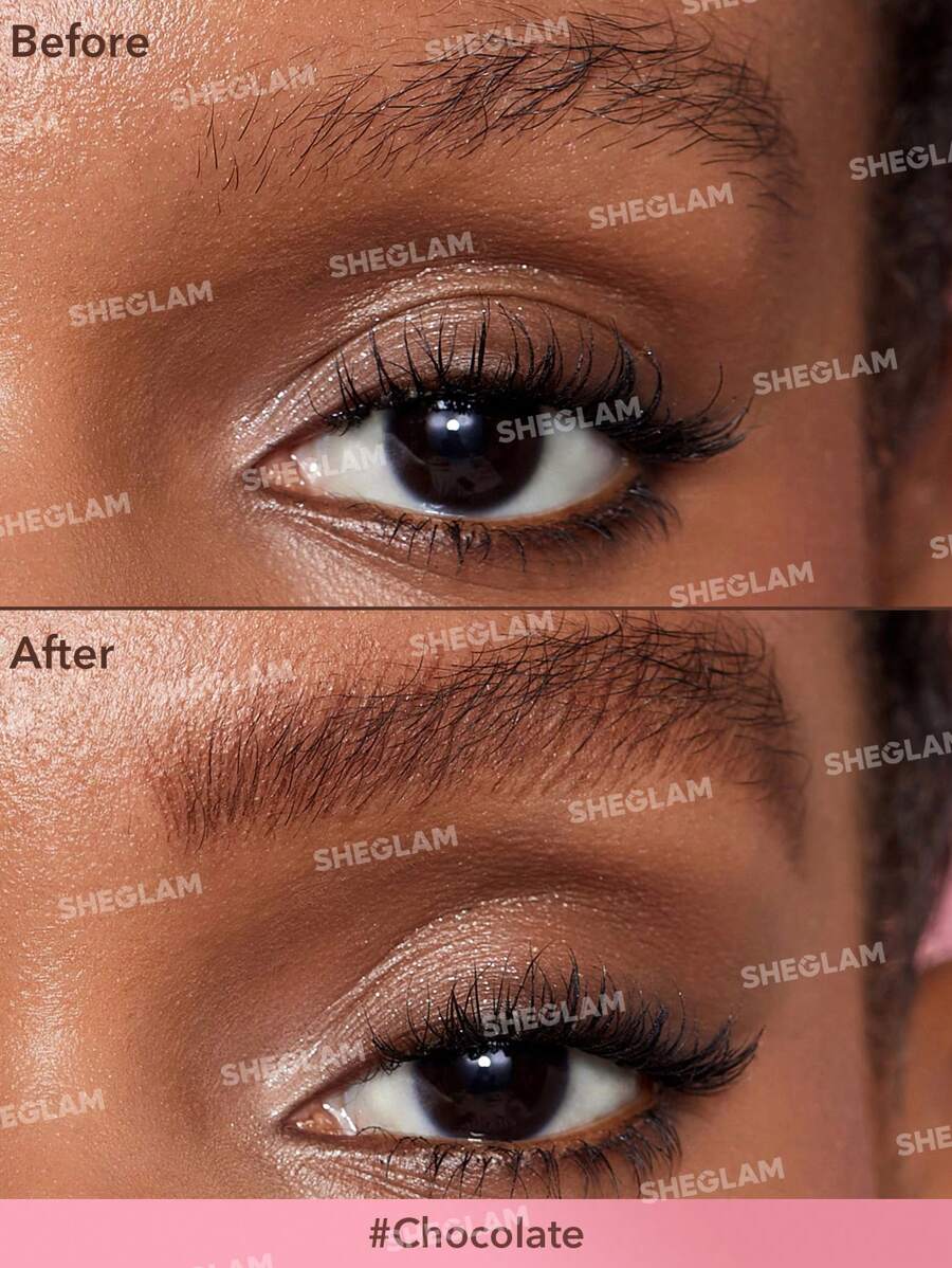 SHEGLAM Brow-Fection Angled Brush & Dip-Chocolate Xmas Christmas Gift ...