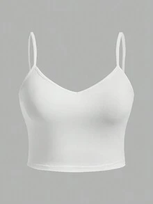 SHEIN EZwear 3件套女士性感无袖露脐背心，适合夏季穿着 - 彩色 - 查看 5