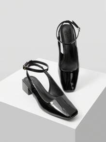 MOTF PREMIUM GIÀY CAO CẤP ĐƠN GIẢN VÀ ĐA NĂNG CHO NỮ VỚI GIÀY NGHỈ NGỪNG NGŨ VÀ GÓT MÙA HÈ - màu đen - Xem 3