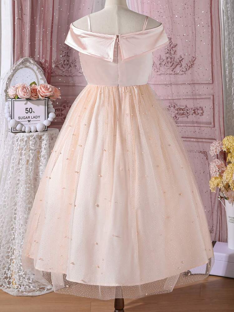 Tween Girl Casual Mesh Dress