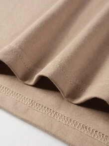 Manfinity Homme Men Solid Color Button-Front Short Sleeve Polo Shirt For Summer