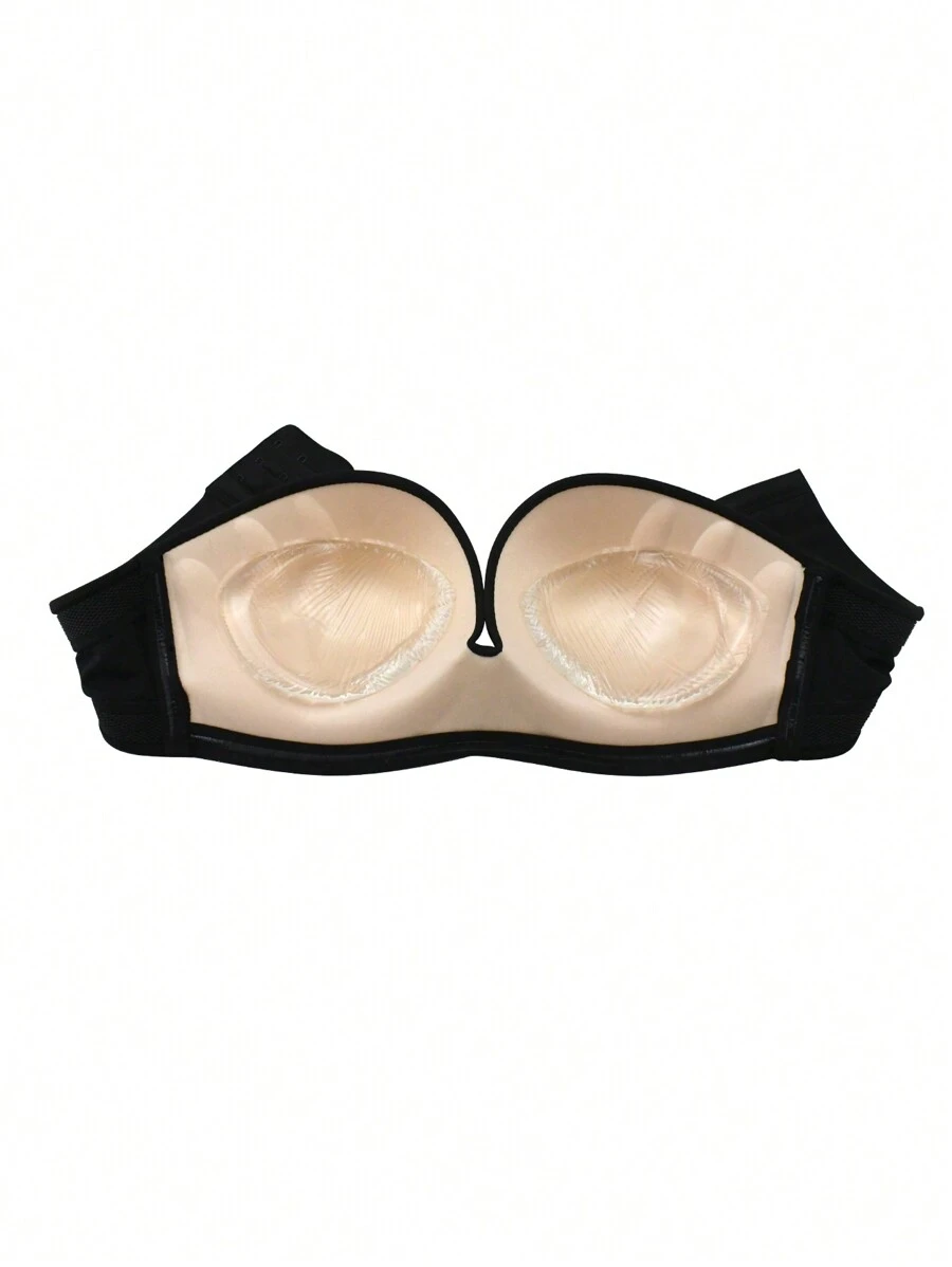 2 Pairs Of Transparent Abalone Bra Pads Size S - Clear - View 1