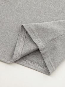 Tween Girl Solid Summer Simple Fashion Spaghetti Strap Camisole Top - Light Grey - View 4