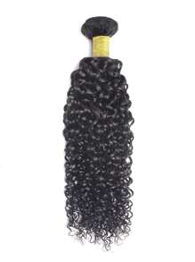 1PC Curly Virgin Natural Black With Human Hair Bundles Extension 8-30 Inch Weave Bundles Weft Hair Extension For Women