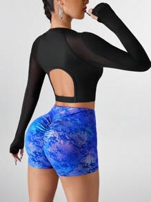 Sport Innovista Lưới Thoáng Khí Cắt Ra Tay Dài.
Áo sơ mi thể thao Áo crop top mùa hè, trang phục thường ngày và tập luyện phù hợp, áo tập luyện - Nhiều màu - Xem 2