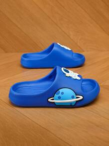 Kid Foam Slippers, Lightweight & Anti-Slip Soft-Sole, Cute Design, Suitable For Juniors & Teenagers, Indoor & Outdoor Casual Slides