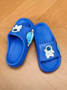 Kid Foam Slippers, Lightweight & Anti-Slip Soft-Sole, Cute Design, Suitable For Juniors & Teenagers, Indoor & Outdoor Casual Slides