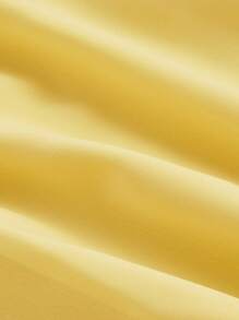 SHEIN MOD Vestido amarillo de mujer con cuello de corbata de moño, vestidos de dama de honor, vestidos de graduación, vestidos de mujer para la playa - Amarillo - Ver 4