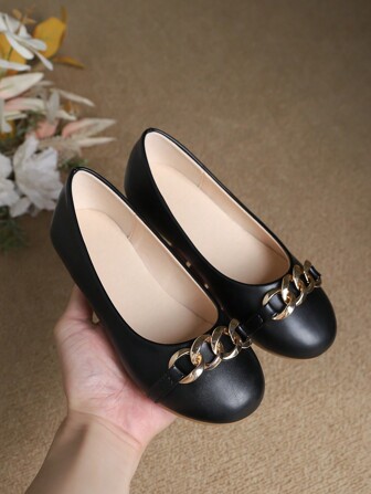 New Arrival Fashionable And Comfortable Kid Flat Shoes, Casual Princess Shoes, Suitable For Fancy Dress Performance, White