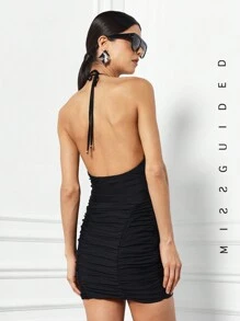 MISSGUIDED Vestido mini ajustado con recortes