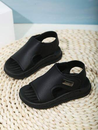 Flache Sandalen Für Kinder, Bequeme, Leichte, Modische, Sportliche Und Lässige Schuhe Für Jungen