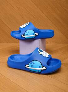 Kid Foam Slippers, Lightweight & Anti-Slip Soft-Sole, Cute Design, Suitable For Juniors & Teenagers, Indoor & Outdoor Casual Slides