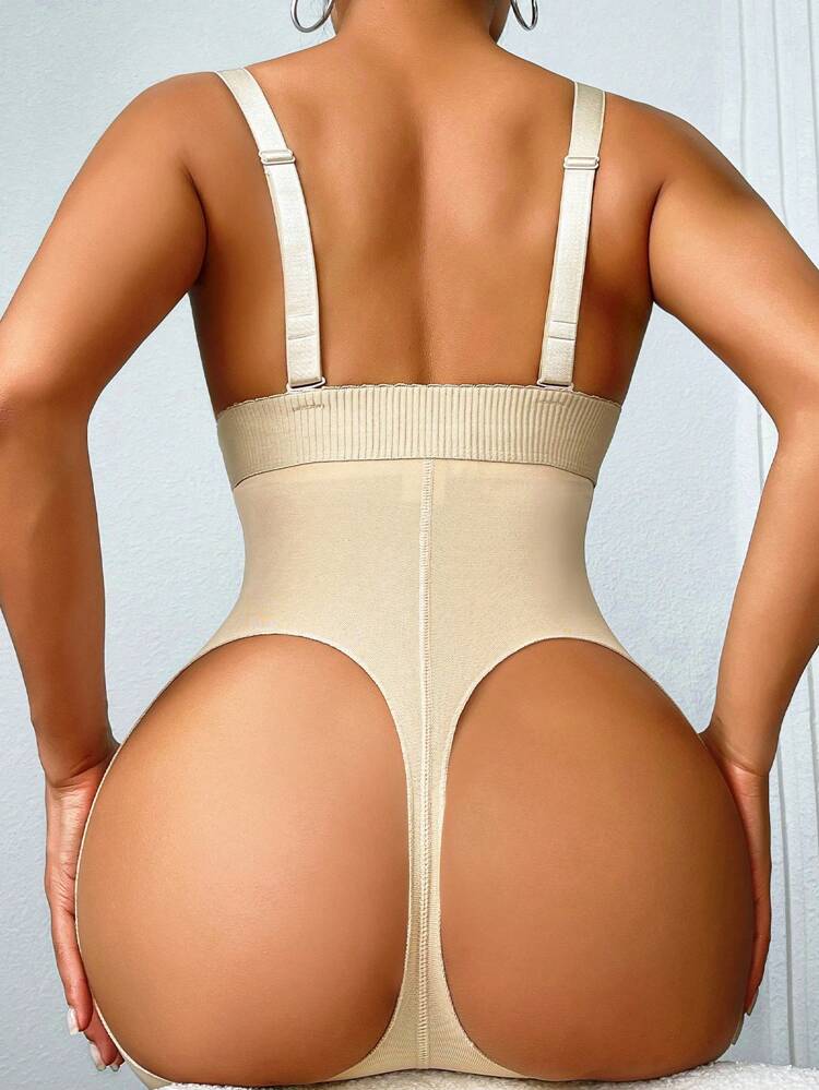 Women High Elasticity Abdominal Control Butt Lifting Bodysuit (1pc)