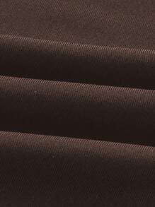 Sweetra Women Plain Elastic Waist Mesh Splice Flared Fashionable Elegant Long Pants Fall Cloth For Women