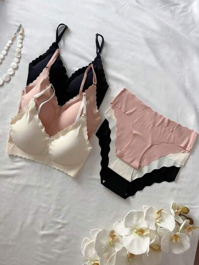 Women Effen BH Slipje Underwear Set