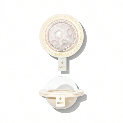 SHEGLAM Lunar Glow Highlighter-Vanilla Frost Multi-Dimensional Shine Highlighter Powder High-Shine Finish Blue-Green Reflective Sheen Multi-Use Glow Face Makeup Brand Beauty Makeup Face Paint Cosmetic For Women Girls Perfect For Spring Summer Ideal For Y2K Fancy Fashion Suitable For Birthday Mother'S Day Gift Rave Party Ready Best Color