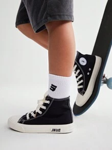 JNSQ Modische, vielseitig einsetzbare Frühlings-/Sommer Lässig High Top Kinderkangaschuhe, perfekt für die Schulanfang