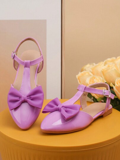 兒童夏季時尚百搭學院派派對海灘平底涼鞋