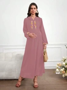 SHEIN Robe de grossesse élégante et pour le port quotidien, all-match pour femmes enceintes