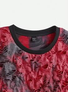 Manfinity NXTstreet Men Round Neck Casual Daily Wear Short Sleeve T-Shirt For Spring And Summer - Black - View 4