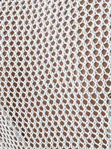 Swim Vcay Ladies Plain Simple Daily Hollow Out Cover Up, 2pcs/Set,Summer Beach