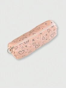 ROMWE Kawaii 1入組可愛心形文具收納袋 - 彩色 - 查看 1