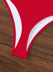 Swim Basics 2025 女士纯色性感比基尼泳裤 夏季