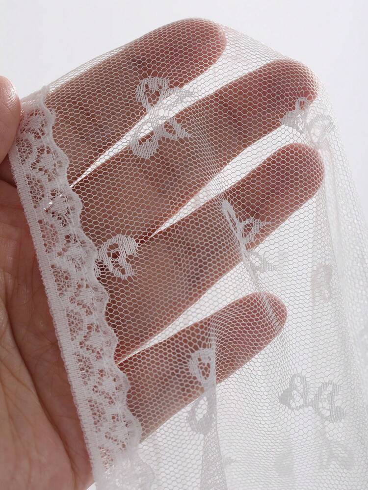 Women Bowknot Mesh Layered Tie-Waist Overlap Skirt