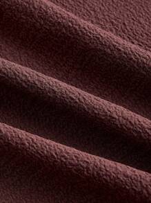 SHEIN MOD Summer Solid Textured Bodycon Jumpsuit With Shoulder Straps And Ruched Bust - Chocolate Brown - View 3