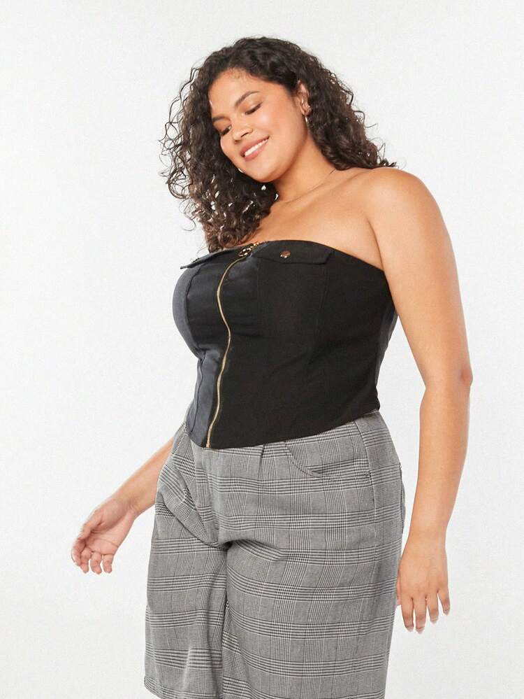 Summer Vintage College Style Plus Size Women Top