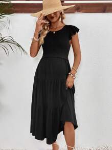 SHEIN Women Solid Color Simple Style Daily Nursing Wear For Maternity