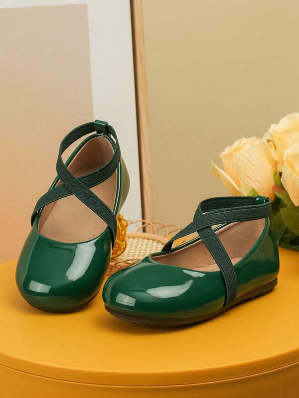 Infant Solid Color Casual Flat Shoes, Suitable For Daily Wear