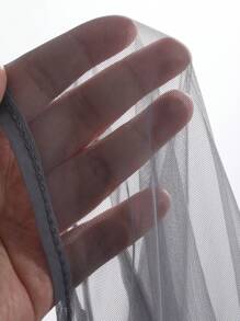 DAZY 女士透视连衣裙太阳裙 - 灰色 - 查看 4