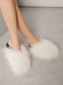 SHUZIA Women Fashion Plush Home Slippers