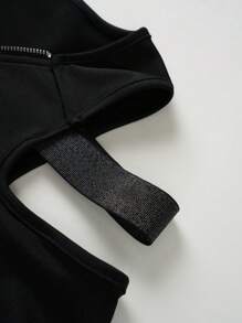 SHEIN LUNE Women T-Shirts - Hitam - View 5