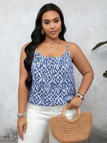 Camisolas y camisetas para mujeres de talla grande - Azul - Ver 5