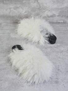 SHUZIA Women Fashion Plush Home Slippers