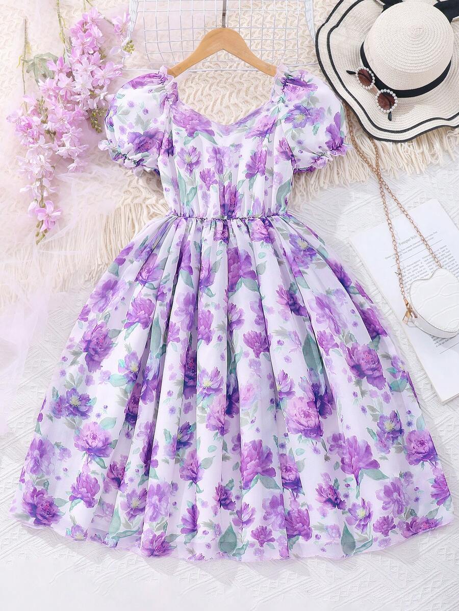 SHEIN Robe de princesse d - Prune - Voir 1