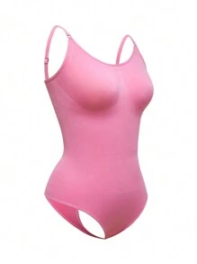 SHEIN Shape Body de mujer entallado de unicolor con tirantes finos