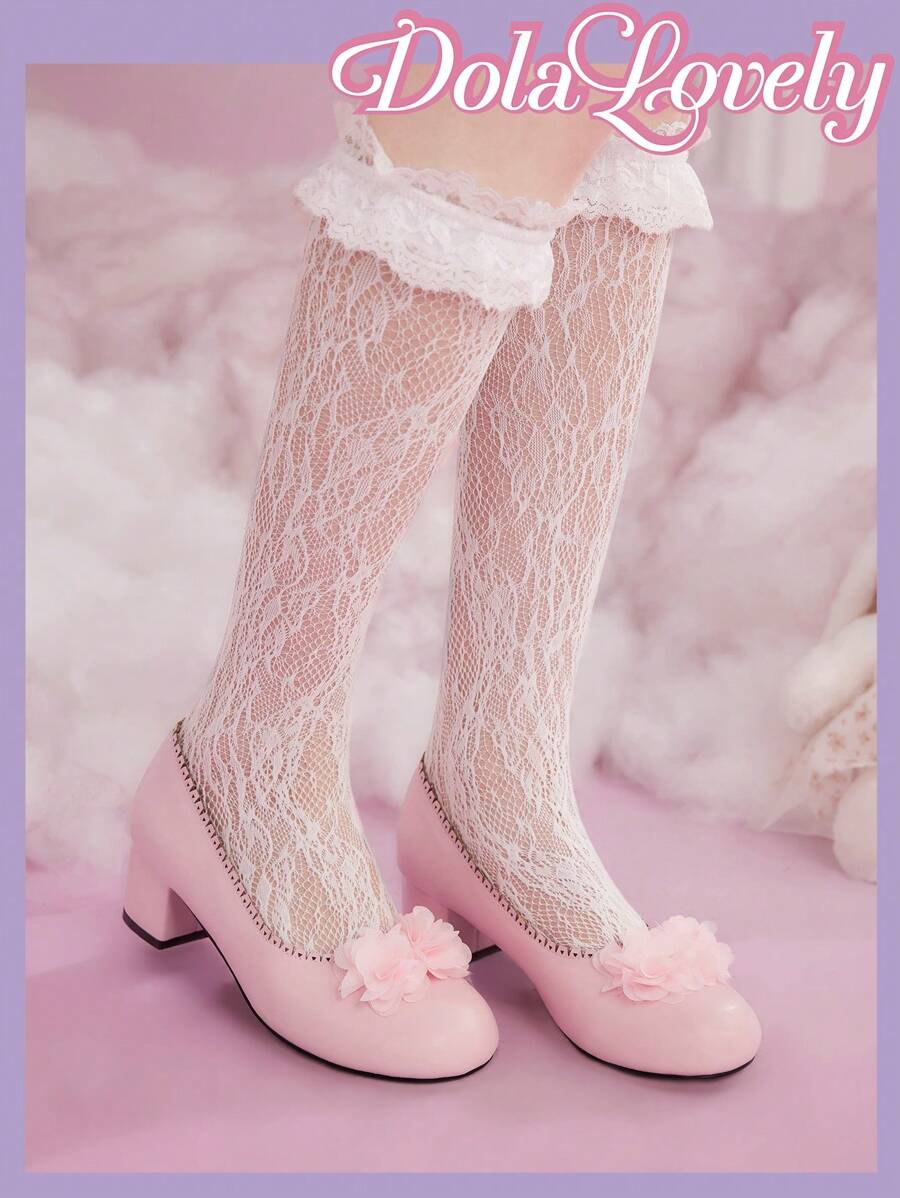Mädchen High Heels Schuhe Prinzessin Schuhe Grunds Produktbild-Vorschau 8