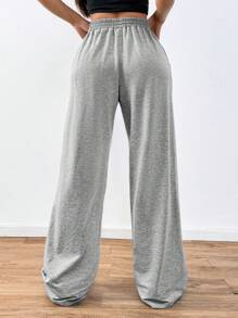 Goth Skeleton A Of Spades Pants Waist Drawstring Pants - Grey - View 2