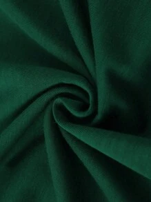 男士夏季老鹰印花高性价比圆领短袖休闲轻薄修身T恤 - 綠色 - 查看 6