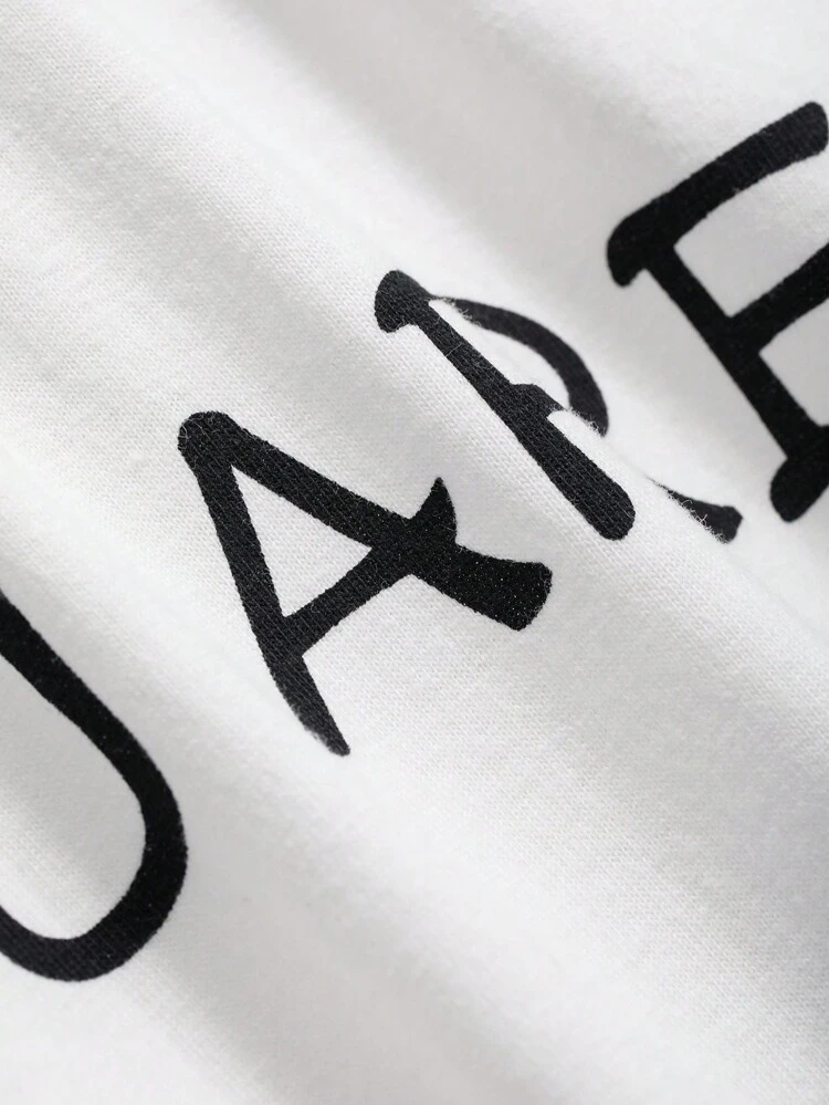 Men Summer Color-Block Slogan Print Crewneck Raglan Sleeve Short Sleeve Casual T-Shirt,Graphic Tees