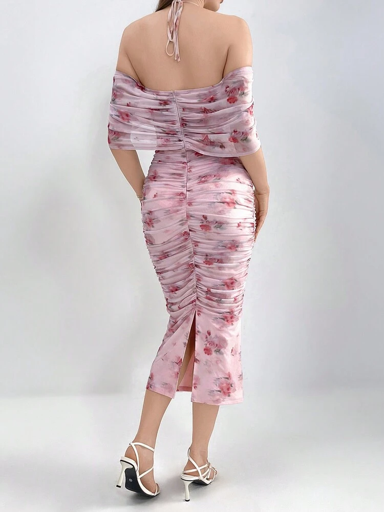 Women's Random Floral Print Elegant Dresses