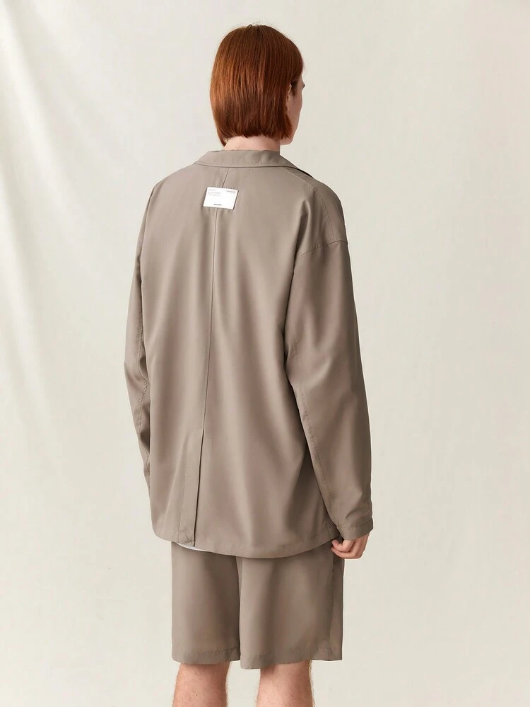 Men Solid Color Simple Casual Three Piece Suit