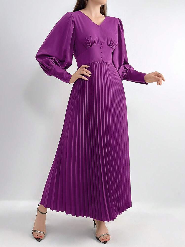 Ladies' Fashionable Elegant Long Sleeve Arabian Dress