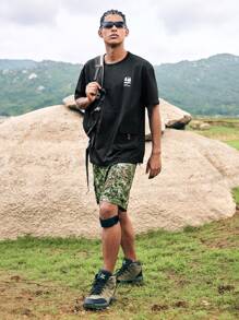 In My Nature Men's Camouflage Outdoor Cargo Shorts With Pockets